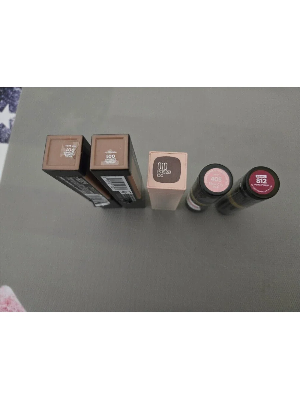 Revlon ColorStay Satin Ink Liquid Lipstick , Maybelline Glaze & Revlon Lipsticks